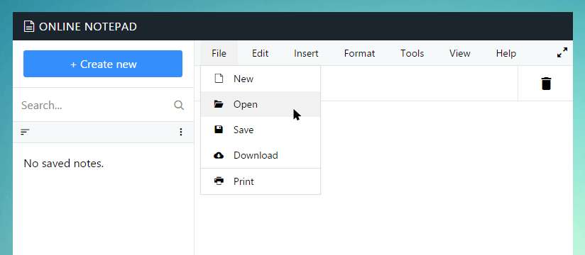 Open text file in Kidseo